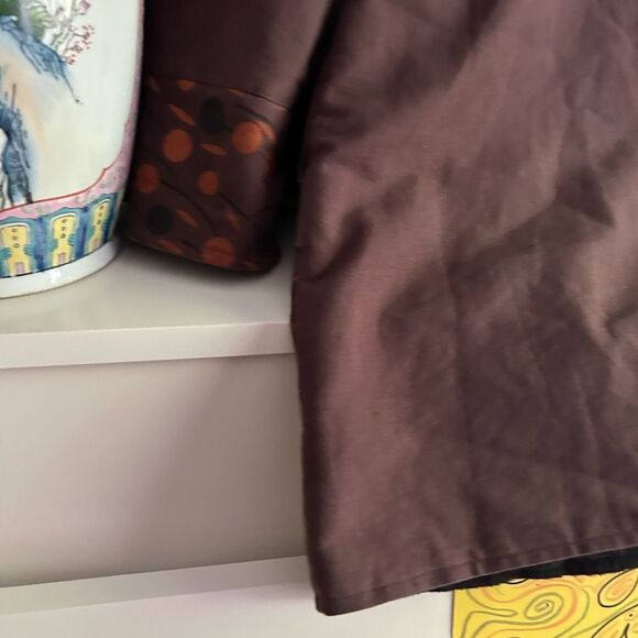 Nepalese Boho Hippy Festival Patchwork Hooded Fleece Lined Jacket 42" L - Picture 15 of 16